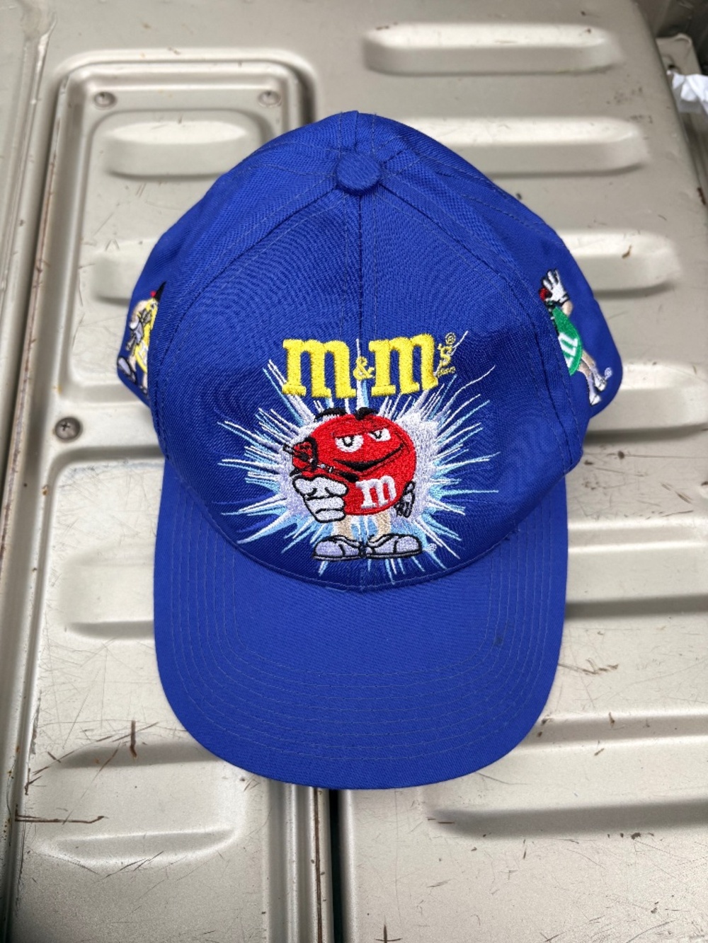 Vintage M&M's NASCAR Blue Baseball Cap